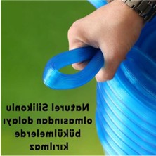 Hakay 35 Metre Bahçe Hortumu 1/2" Naturel Silikonlu