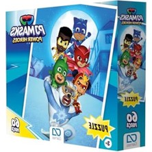 Hakay Lisanslı Pijamaskeliler Puzzle Seti, 60 Parça