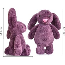 Hakay 40 cm Uzun Kulaklı Peluş Tavşan: Yumuşak Uyku Arkadaşı