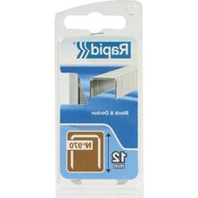 Hakay Zımba Teli Tip 970, 12 mm Zımba, 672 Adet, Düz Tel Kıskaç, Black & Decker El ve Elektrikli Zımba Için