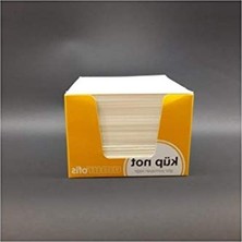 Hakay 8X8X6 cm Boyutunda Göz Yormayan Kağıtla Üretilmiş Küp Bloknot