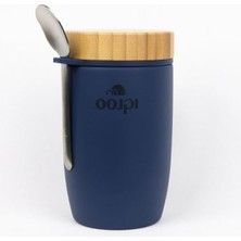 Hakay 500 ml Kapasiteli Bamboo Yemek Termosu - Sıcak ve Soğuk Saklama