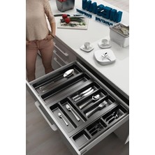 Hakay 64X48 cm Mutfak Çekmece Düzenleyici, Kesilebilir ve Pratik Kullanım