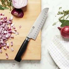 Hakay 18 cm Oluklu Kenar Santoku Bıçağı