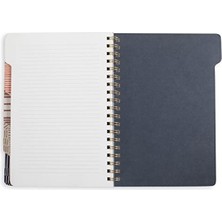Hakay Büyük Sekmeli Defter - Esnek Ciltsiz Kapak, Çok Renkli
