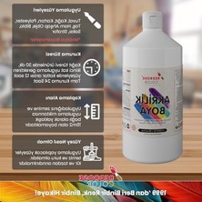 Hakay Açık Pembe Akrilik Boya, 1000 Gr, Renkli Sanat Projeleri