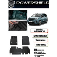 POWERSHIELD Opel Combo 2019 ve Sonrası Uyumlu Araca Özel Premium 5D Havuzlu Oto Paspas Takımı