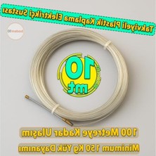 Hakay 10 Metre Uzunluğunda Plastik Kaplamalı Kablo Çekme Teli