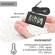 Hakay Dış Mekan Kullanımı Için Dijital LCD Termometre, Harici Sensör ile