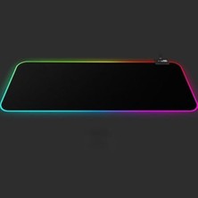 Hakay 80X30 cm Rgb LED Işıklı Gaming Mouse Pad, Kaymaz Taban