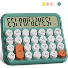 Hakay Renkli Dijital Hesap Makinesi - 15.5 x 13.5 cm LCD Ekranlı