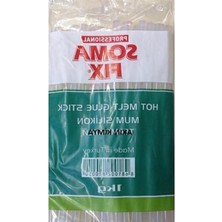 Hakay Sıcak Şeffaf Kalın Mum Silikon Çubuk, 11.3X300 mm Boyut