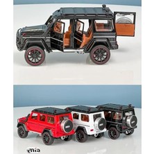 Hakay Mercedes G Seri Arazi Aracı Die Cast Model Kutulu Buhar Atan Çek Bırak Full Fonksiyon Kapıları Açılan 1:22 Ölçek Model Araba Kutulu Koleksiyonluk Ürün (Siyah)