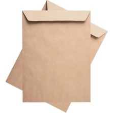 Hakay Torba Zarf Kraft 26X35 cm 90 gr 50 Adet Tek Ebat