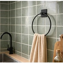 Hakay Delme Gerektirmeyen Yapışkanlı Yuvarlak Havluluk, Banyo ve Mutfak Için
