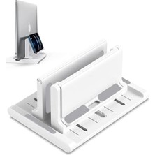 Hakay Dikey Laptop Standı, Çok Amaçlı Telefon Tutuculu
