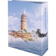 Hakay Istanbul Desenli 200 Fotoğraf Kapasiteli Fotoğraf Albümü - 10X15CM