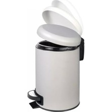 Hakay Paslanmaz Pedallı Çöp Kovası - 12 Lt