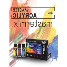 Hakay 60 ml 12 Renk Pastel Akrilik Boya Seti, Profesyonel Tuval Için