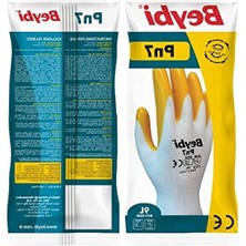 Hakay Polyester Örme Nitril Eldiven, Çift Renk Seçeneği, Yüksek Konfor ve Koruma