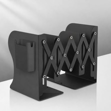 Hakay Masaüstü Kitap Desteği, Ayarlanabilir 9-42 cm Genişlikte, Mıknatıslı Kalemlik Hediyeli, Siyah