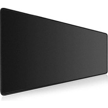 Hakay Siyah Renkli Gaming Mouse Pad, 70X30 cm Boyutunda Dikişli Kenar Tasarımı ile Konforlu Kullanım