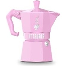 Hakay Ocak Üstü Espresso Pişirici, 130ML Kapasite, Pembe Renk