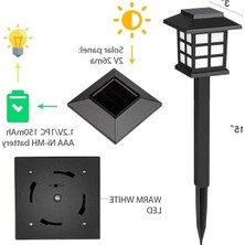 Hakay Dış Mekan Için Su Geçirmez Beyaz LED Işık, 36 cm Boyutunda Solar Aydınlatma
