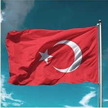 Hakay 200X300 cm Alpaka Kumaş Bayrak, Türk Bayrağı