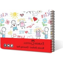 Hakay Faber-Castell 35X50 cm Resim Defteri - 30 Yaprak, Spiral Cilt