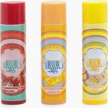 Hakay 3'lü Karpuz, Şeftali ve Limon Aromalı Dudak Bakım Kremi 4gr