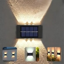Hakay Güneş Enerjili Duvar Lambası, Su Geçirmez ve Modern Tasarım