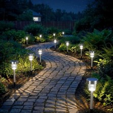 Hakay Güneş Enerjili LED Bahçe Aydınlatması, 10'lu Set, Dekoratif