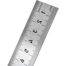 Hakay 300 mm Çift Taraflı Çelik Cetvel - Ölçüm Için Doğru Araç