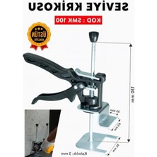 Hakay 100 kg Taşıma Kapasiteli Metal Gövde Seramik Mermer Seviye Krikosu