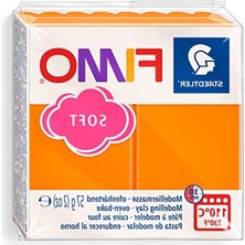 Hakay 57 gr Mandalina Renkli Fimo Soft Modelleme Kili, Yaratıcı El Sanatları Için