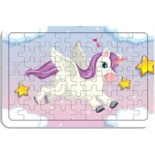 Hakay Baskı Atölyesi 54 Parça Ahşap Puzzle Unicorn Pzl 1093