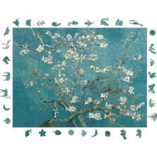 Hakay Van Gogh Badem Ağacı Ahşap Puzzle, 450 Parça ile Sanatsal Eğlence