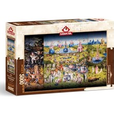Hakay 2000 Parça Puzzle - Hieronymus Bosch'un Dünyevi Zevkler Bahçesi