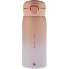 Hakay Sızdırmaz Çelik Termos 350 ml - Pembe
