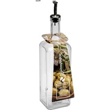 Hakay Metal Tıpalı Şeffaf Yağlık ve Sirkelik, 1 Litre