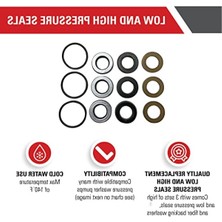 Hakay Yedek Düşük ve Yüksek Basınçlı Conta Kiti, Siyah