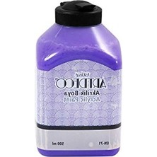 Hakay Mor Renkli 500ML Akrilik Boya, Sanat Projeleriniz Için Uygun