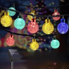 Hakay Solar Kristal Top Aydınlatma, 50 LED ve 8 Mod ile Bahçe Süsleme