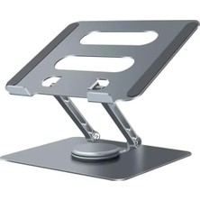 Hakay 360 Derece Dönebilen Katlanabilir Metal Telefon ve Tablet Standı