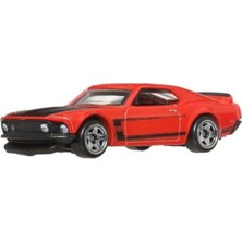 Hakay Hot Wheels 60. Yıl Mustang Serisi Arabalar 69 Ford Mustang Boss 302 GRT01 - JBY51