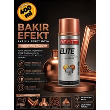 Ergin Kimya Best 0190 Elite Efekt Bakır Renk Parlak Sprey Boya Genel Amaçlı 400 ml