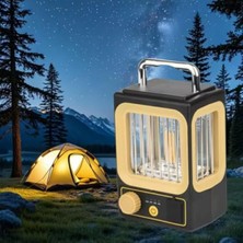 Hakay Vintage Dimmer LED Kamp Lambası - Suya Dayanıklı, USB Şarjlı