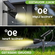 Hakay Güneş Enerjili Rgb Spot Bahçe Aydınlatması - 18 LED