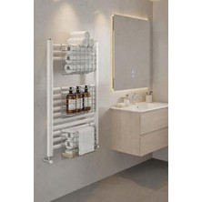Hakay Krom Metal Banyo Rafı, Çok Amaçlı Düzenleyici Sepet